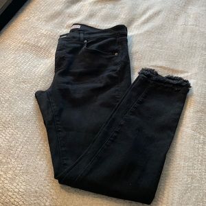 Loft Double Fray Hem Jean